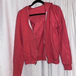 american apparel zip up